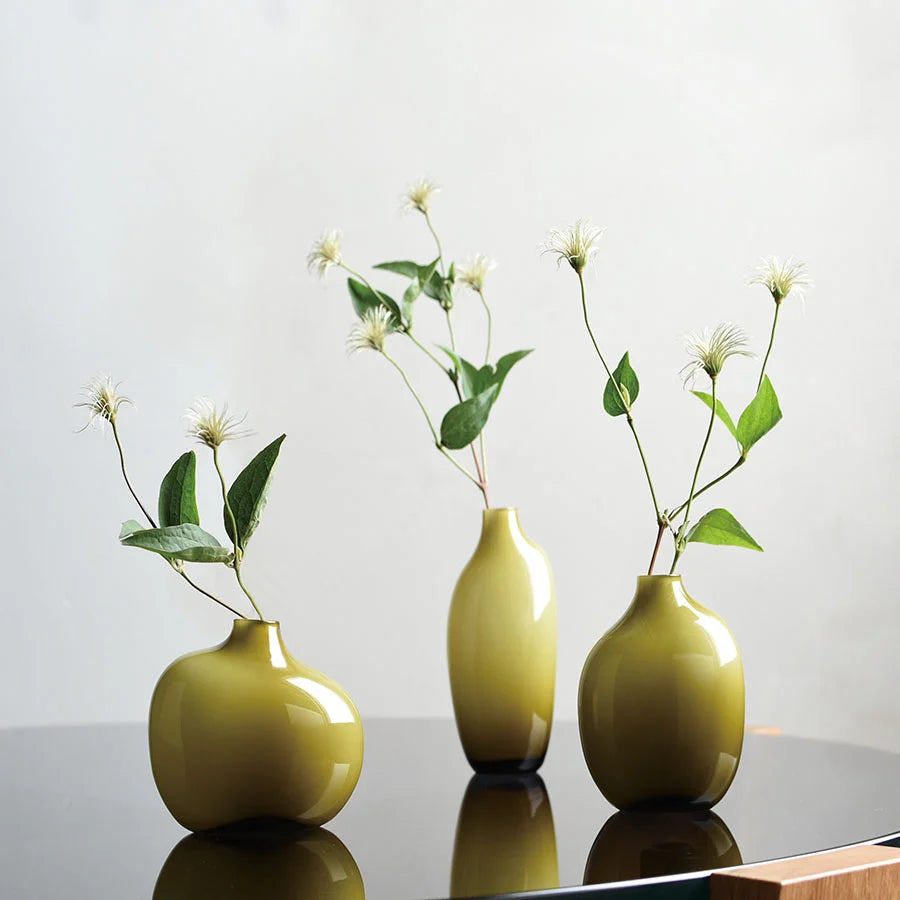 SACCO Glass Vase 01 Green