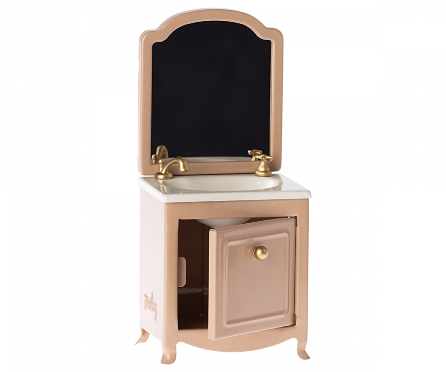 Sink Dresser with Mirror - POWDER