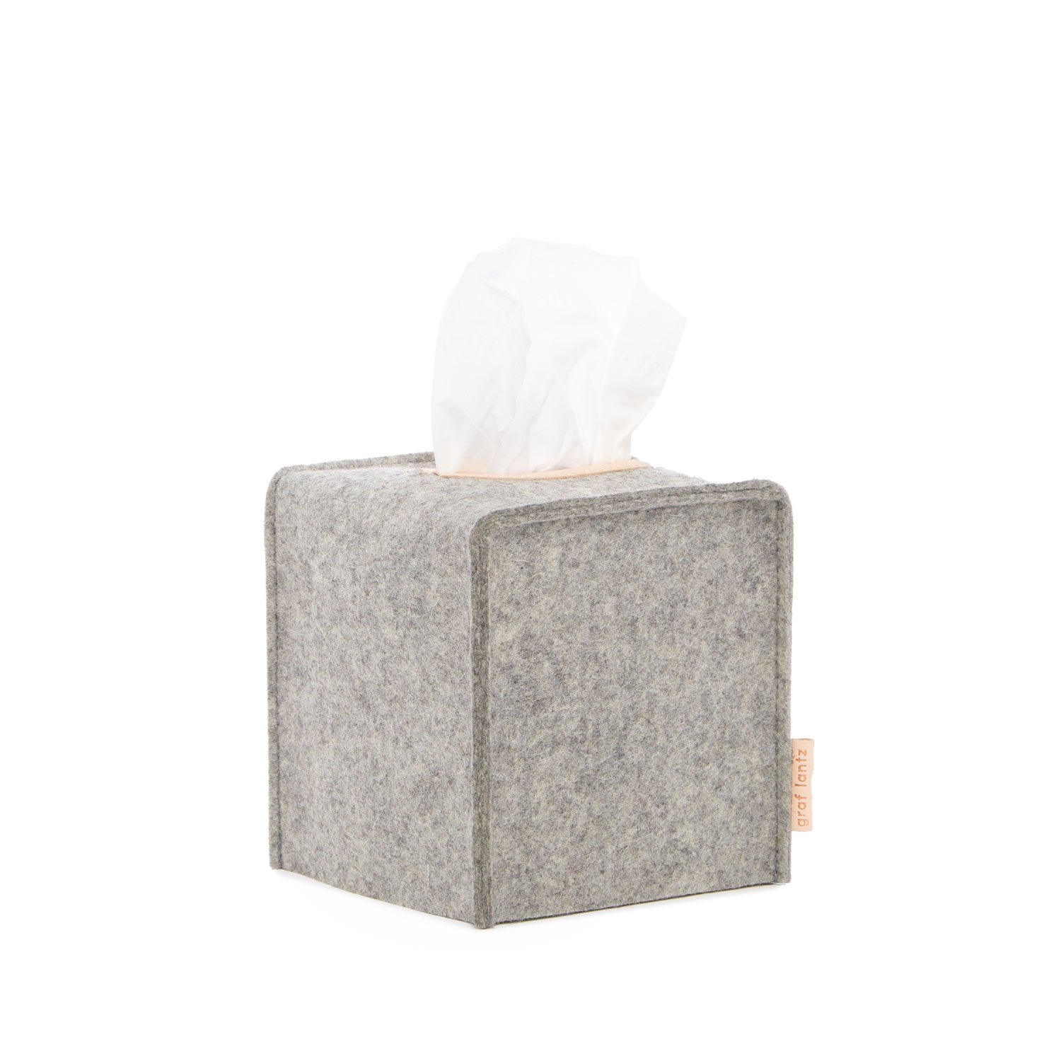 Tissue Box Cover Small - Granite Felt