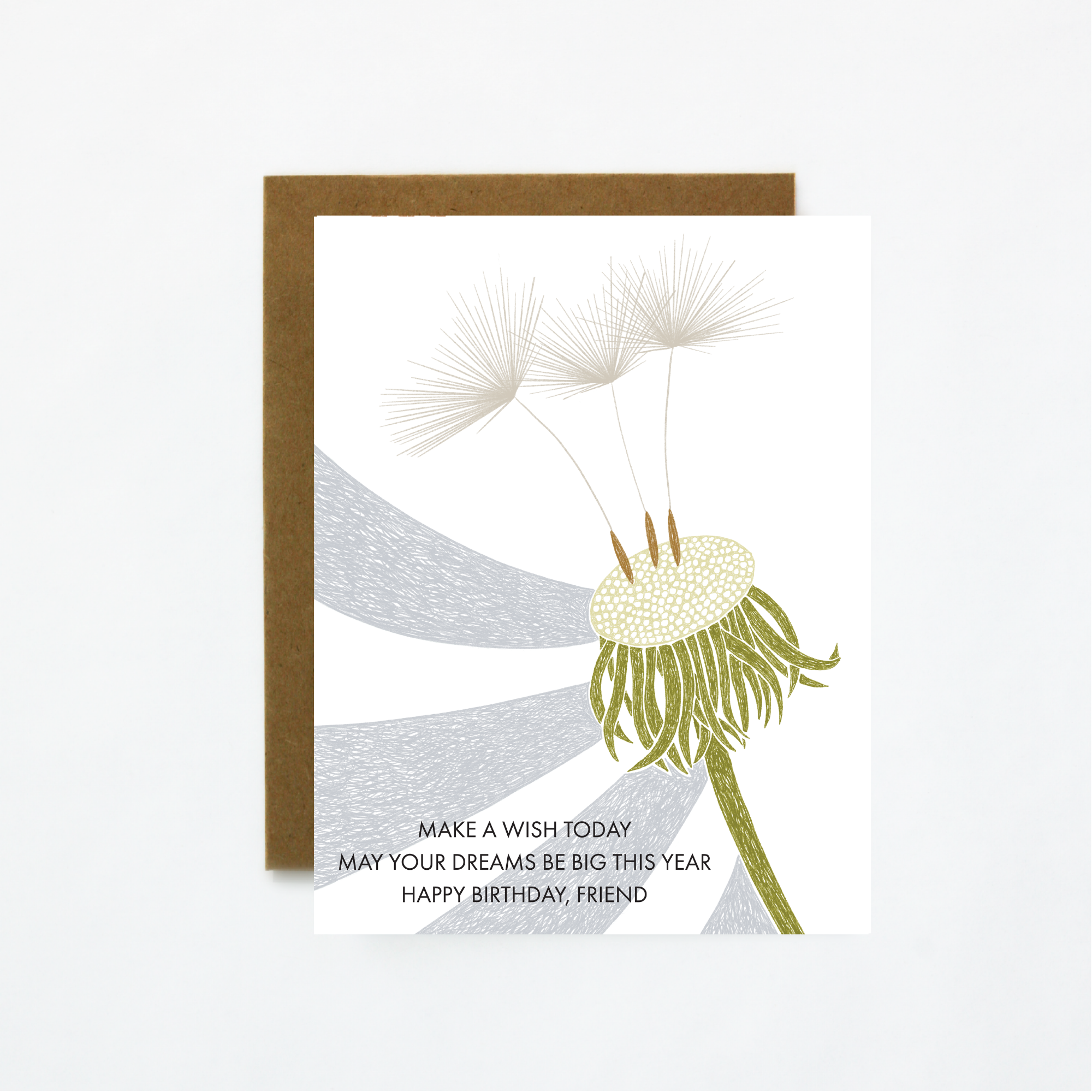 Dandelion Wish Card