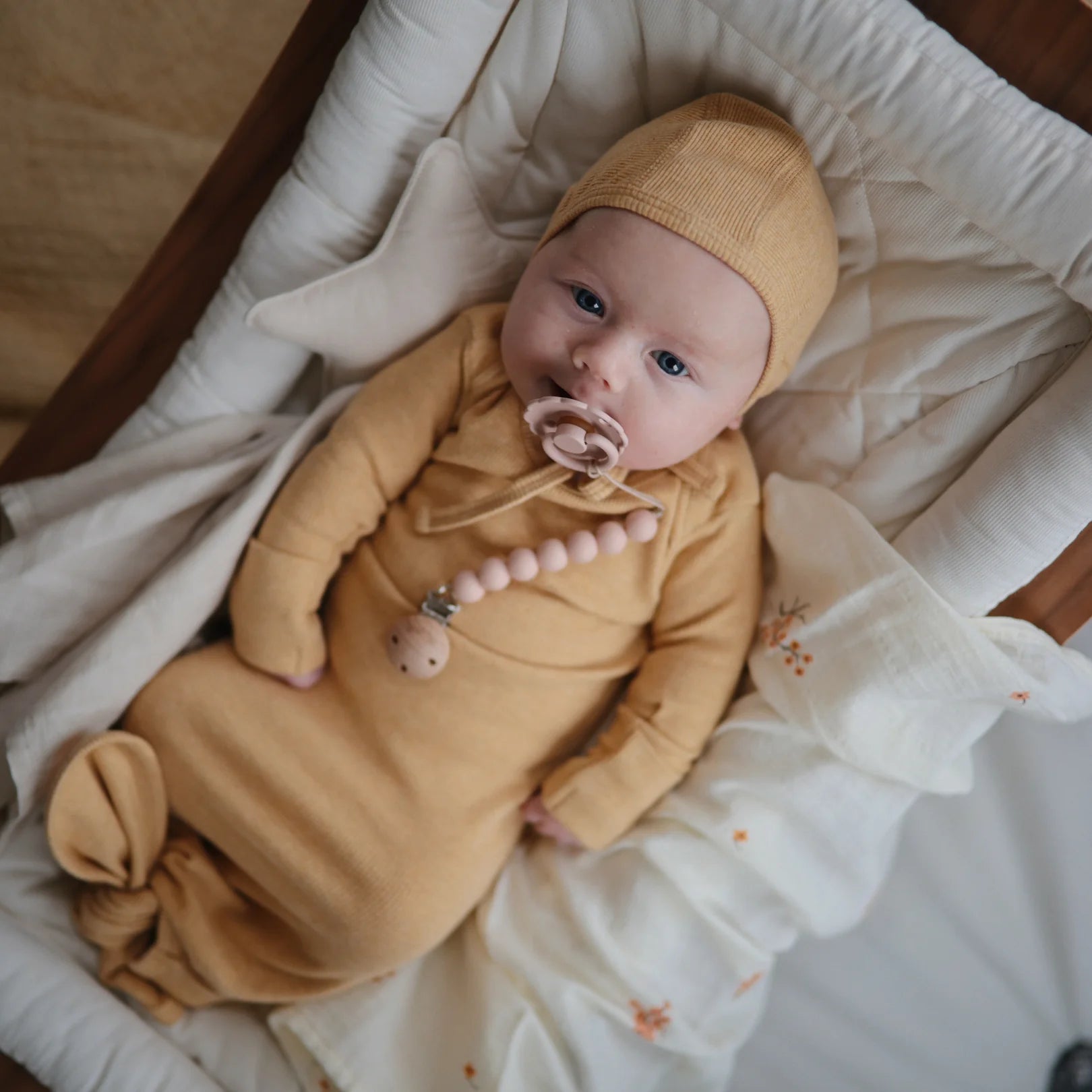 Baby Bonnet (Mustard)