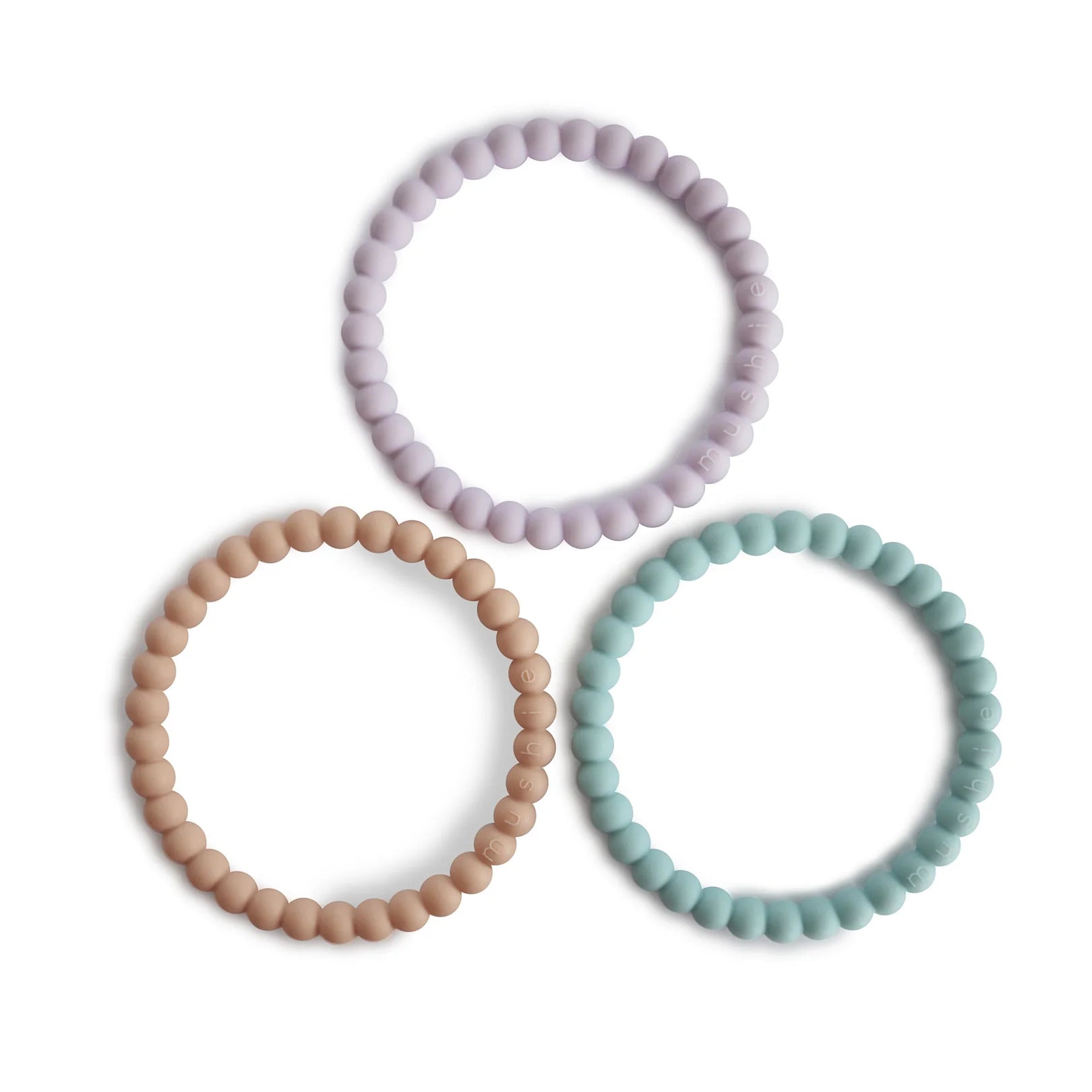 Pearl Teething Bracelet 3-pack